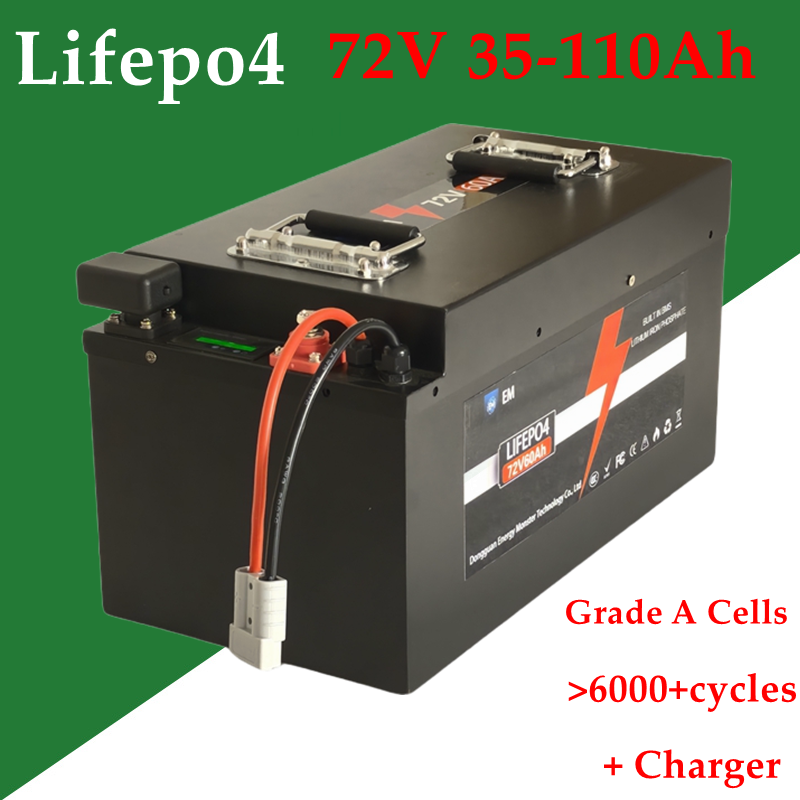 72V 60Ah Lifepo4 Battery Pack - 72V 35Ah แบตเตอรี่ลิเธียม 40Ah 50Ah 60Ah