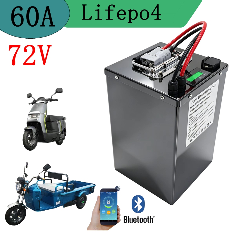 72V 60Ah Lifepo4 Battery Pack - แบตเตอรี่ลิเธียม Lifepo4 แบบชาร์จได้ 72V 60Ah รอบการใช้งานลึก