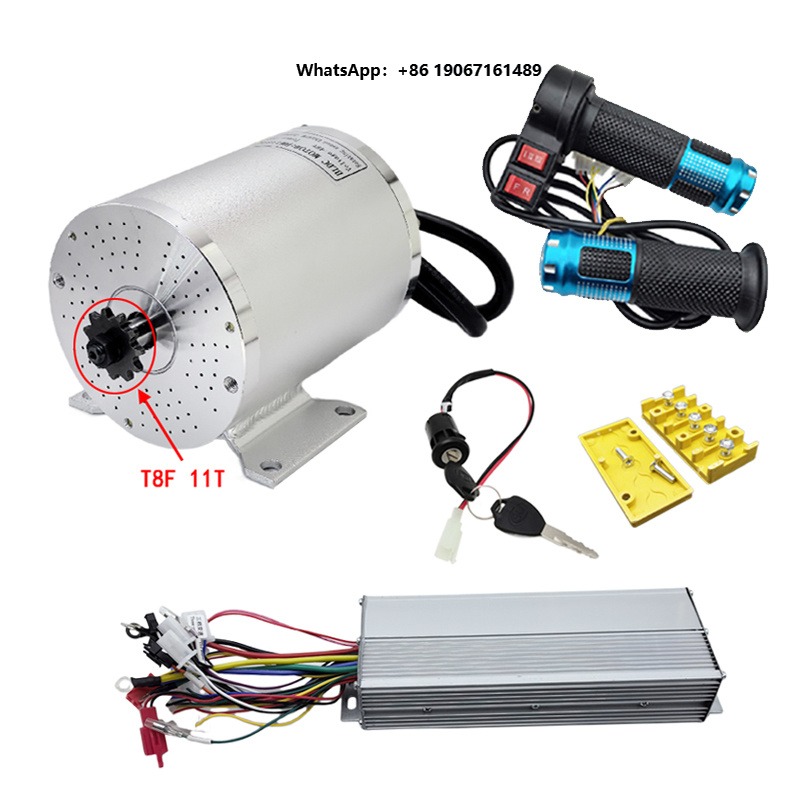 Mid Drive Motor Kit 72V 3000W - มอเตอร์กระแสตรงแบบไม่มีแปรงถ่าน 72V 3000w ความเร็วสูง สำหรับยานพาหนะสี่ล้อ โกคาร์ท