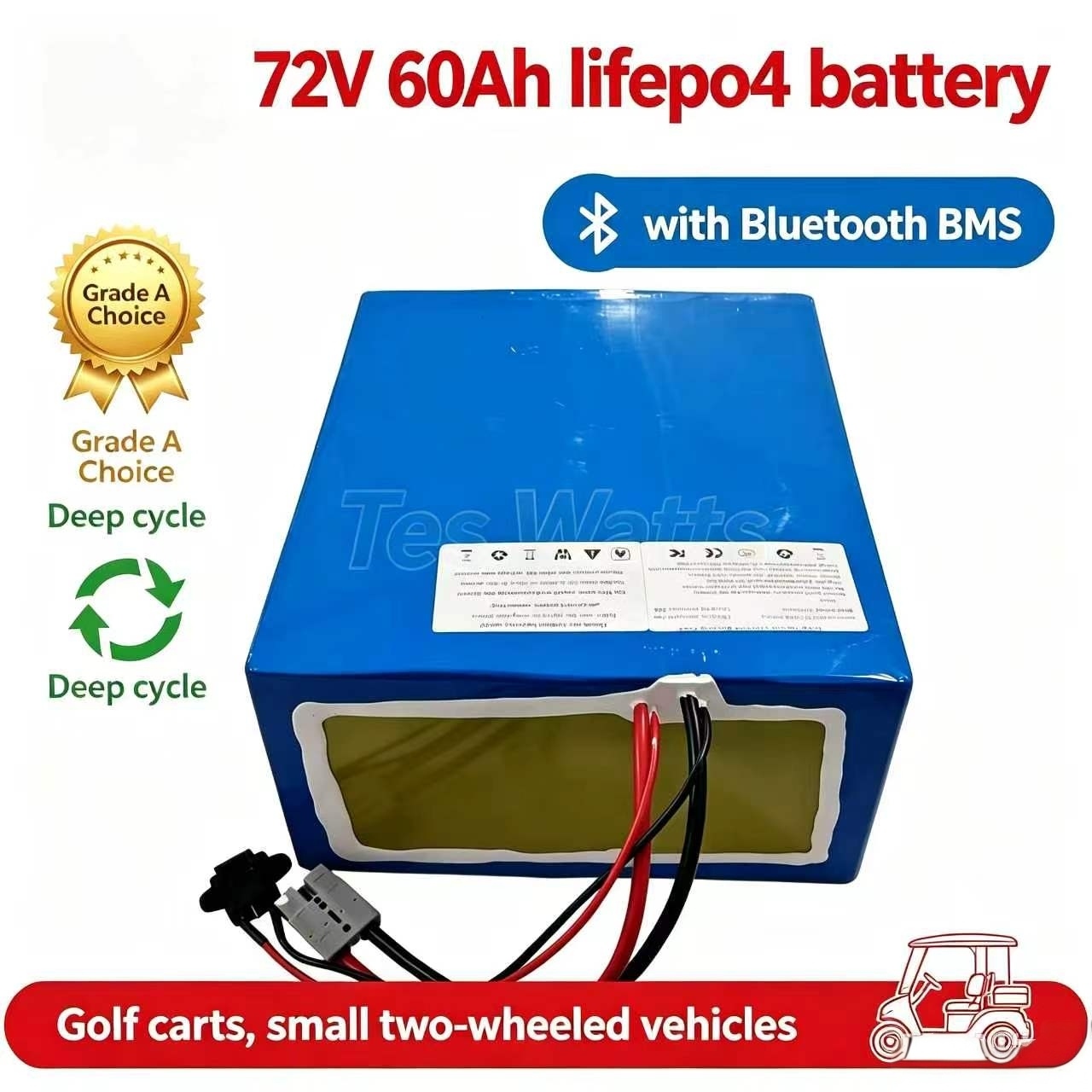 แบตเตอรี่ลิเธียม 72V 60Ah แบบ  - 72V 60Ah Lifepo4 Battery Pack บทวิจารณ์และราคา