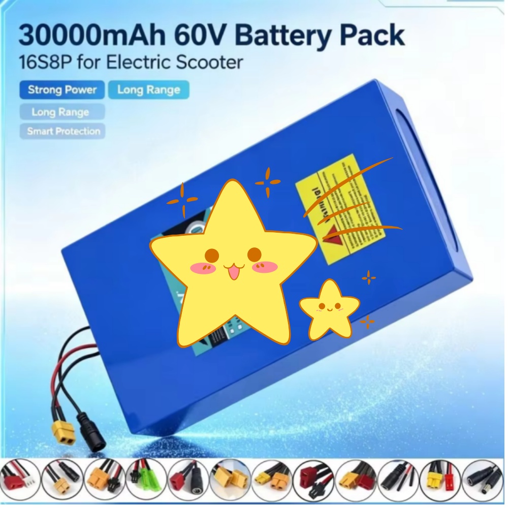 แบตเตอรี่ลิเธียม 18650 กำลังสู - 60V 30Ah Electric Scooter Battery บทวิจารณ์และราคา
