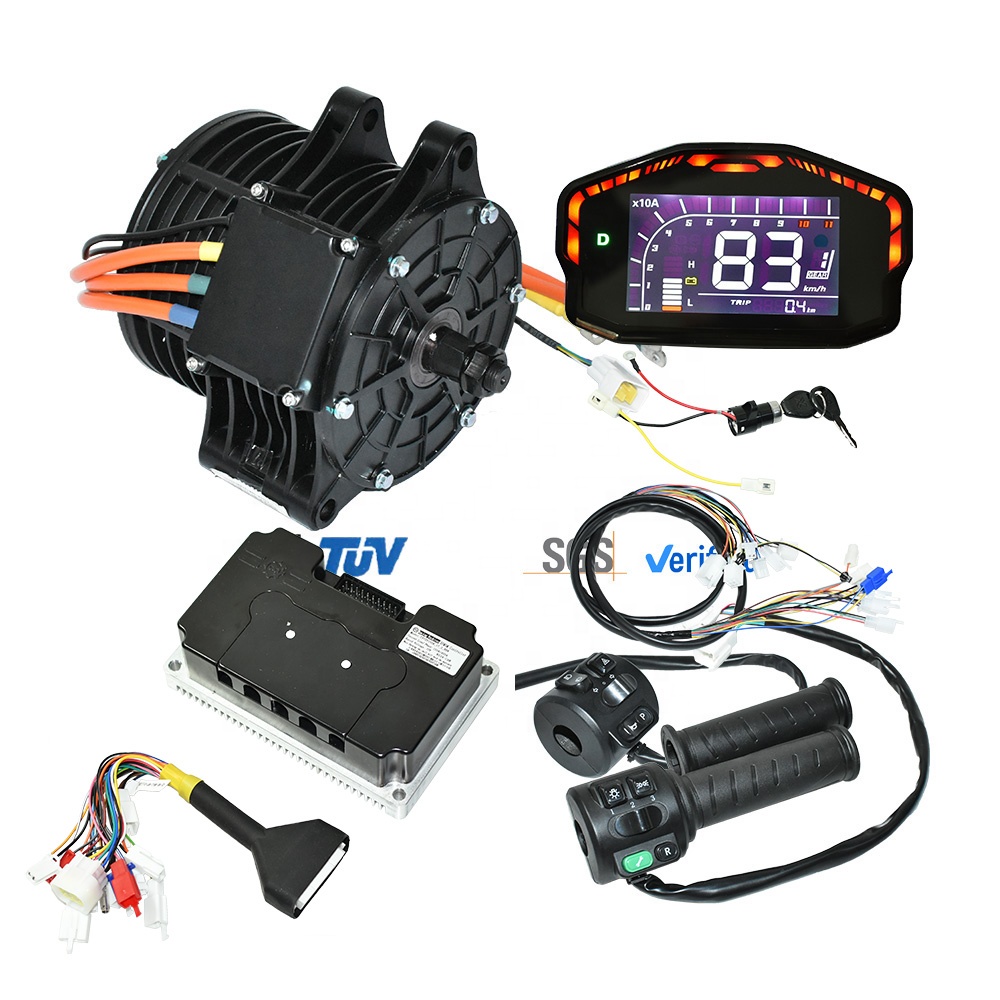 มอเตอร์ PMSM แบบโรเตอร์ด้านใน  - Mid Drive Motor Kit 72V 3000W บทวิจารณ์และราคา