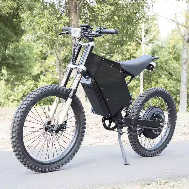 จักรยานไฟฟ้าฟูลซัสเพนชั่น 48v  - 8000W Stealth Bomber Ebike บทวิจารณ์และราคา