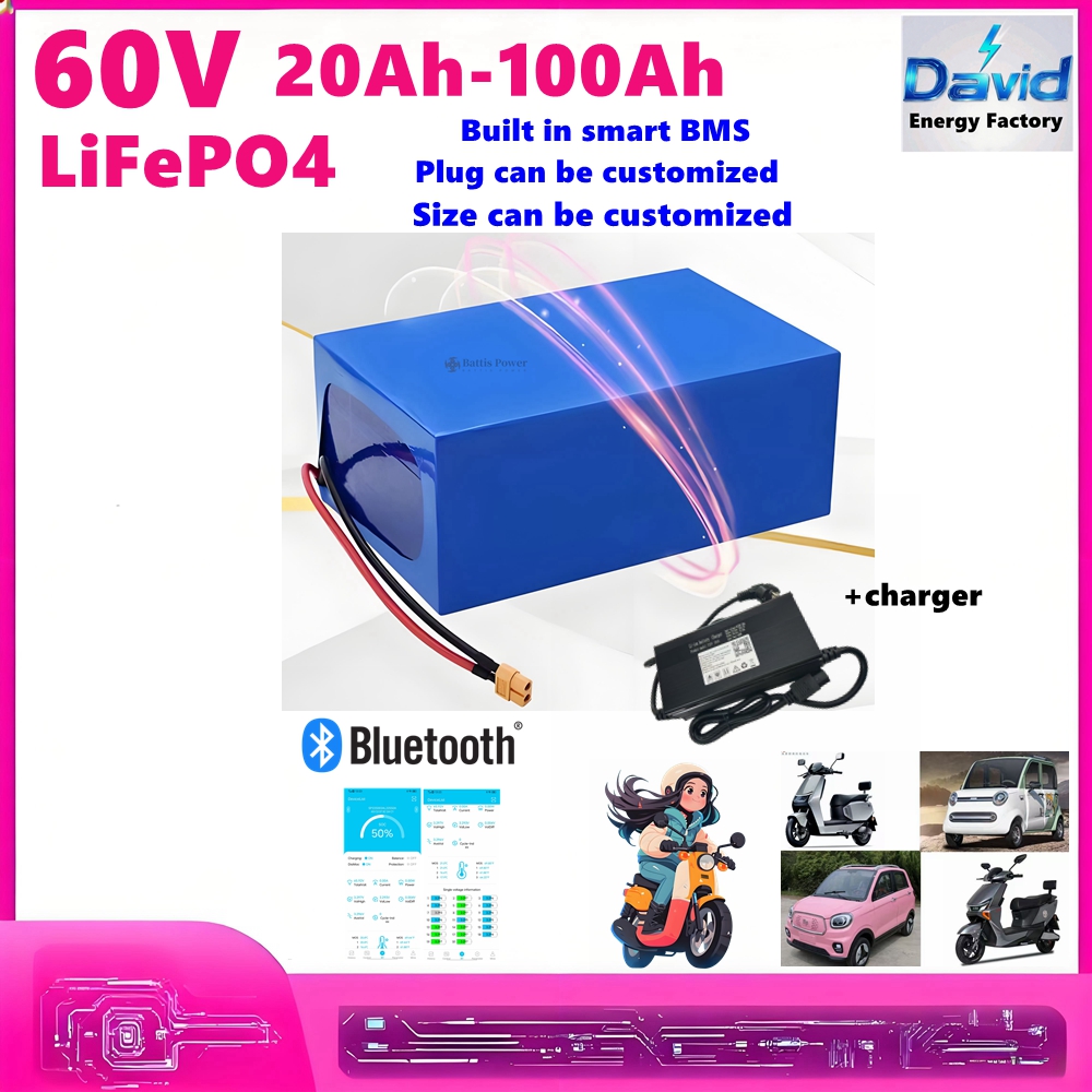 ชุดแบตเตอรี่ลิเธียม LiFePO4 แบ - 60V 30Ah Electric Scooter Battery บทวิจารณ์และราคา