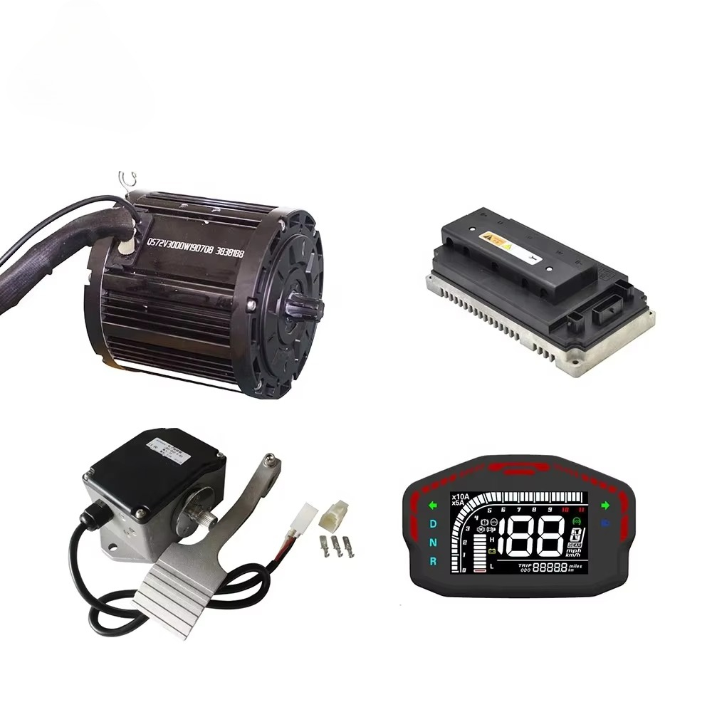 ชุดอุปกรณ์ระบบขับเคลื่อนด้วยมอ - Mid Drive Motor Kit 72V 3000W บทวิจารณ์และราคา