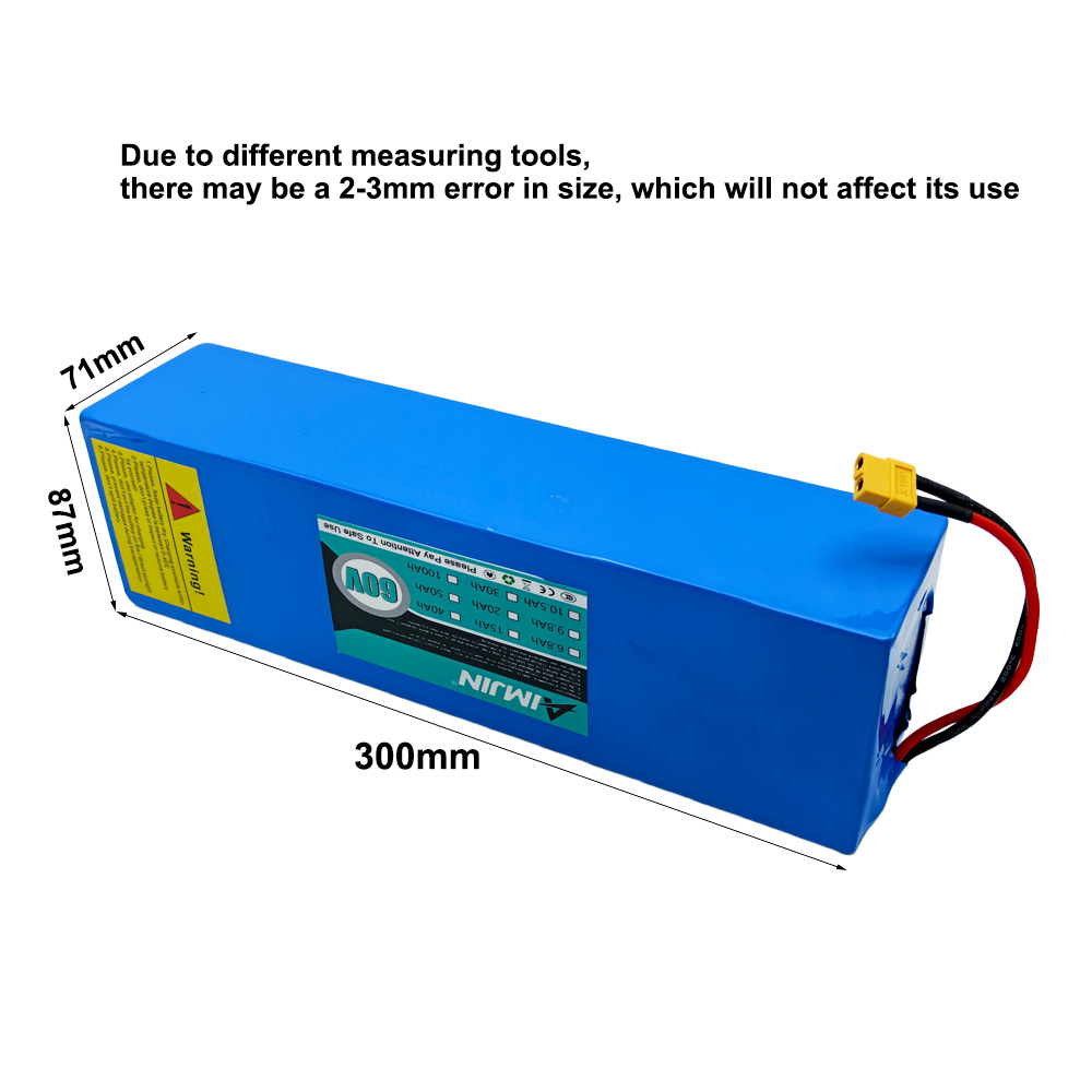 แบตเตอรี่ 60V 15000mAH 18650 ล - 60V 30Ah Electric Scooter Battery บทวิจารณ์และราคา